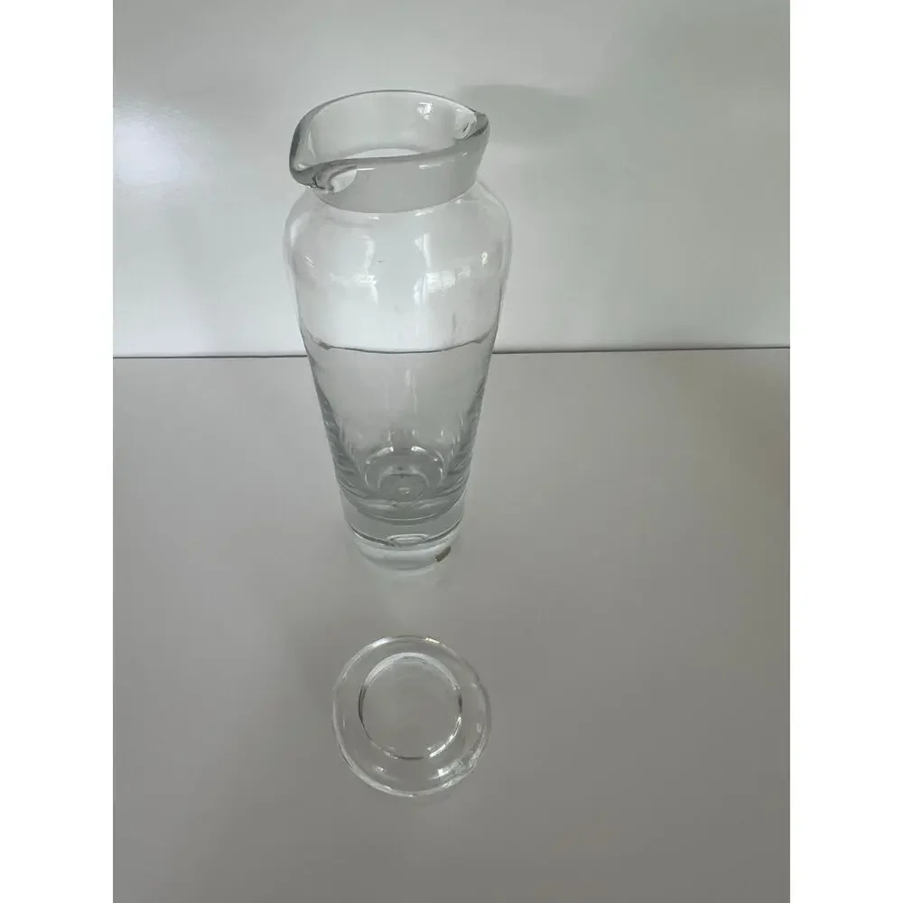 Kosta Boda Sweden Tall Crystal Decanter Art Collectible JL